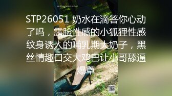 STP26051 奶水在滴答你心动了吗，露脸性感的小狐狸性感纹身诱人的哺乳期大奶子，黑丝情趣口交大鸡巴让小哥舔逼爆草