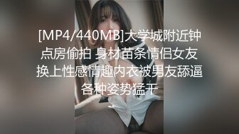 [MP4/440MB]大学城附近钟点房偷拍 身材苗条情侣女友换上性感情趣内衣被男友舔逼各种姿势猛干