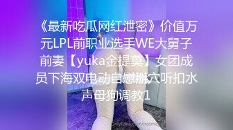 《最新吃瓜网红泄密》价值万元LPL前职业选手WE大舅子前妻【yuka金提莫】女团成员下海双电动自慰掰穴听扣水声母狗调教1